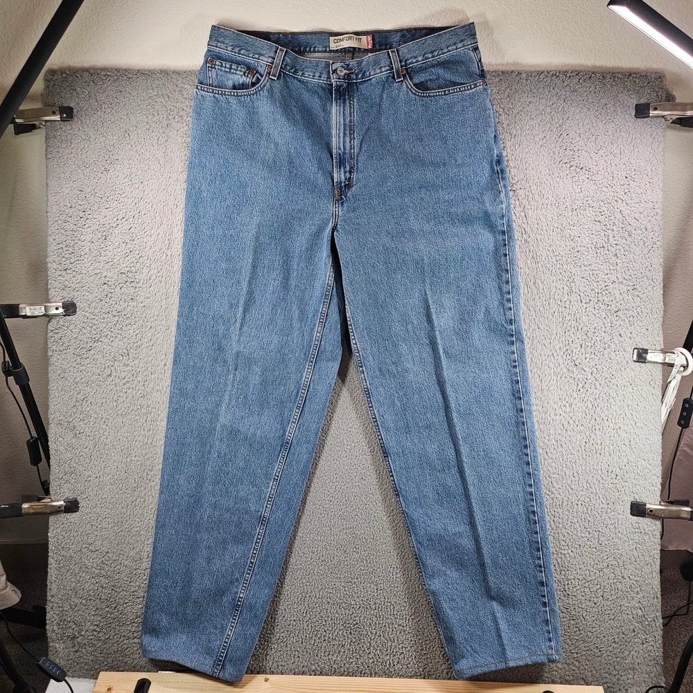 VTG Levis 560 Comfort‎ Fit Jeans Mens 42x38 Blue Denim Relaxed Tapered High Rise